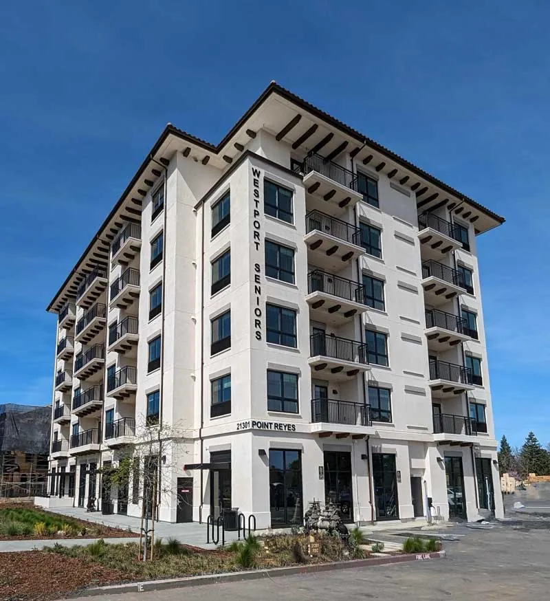 Westport Affordable Senior Apartments — Mixed-use and Multifamily Structural Engineering, Cupertino, CA