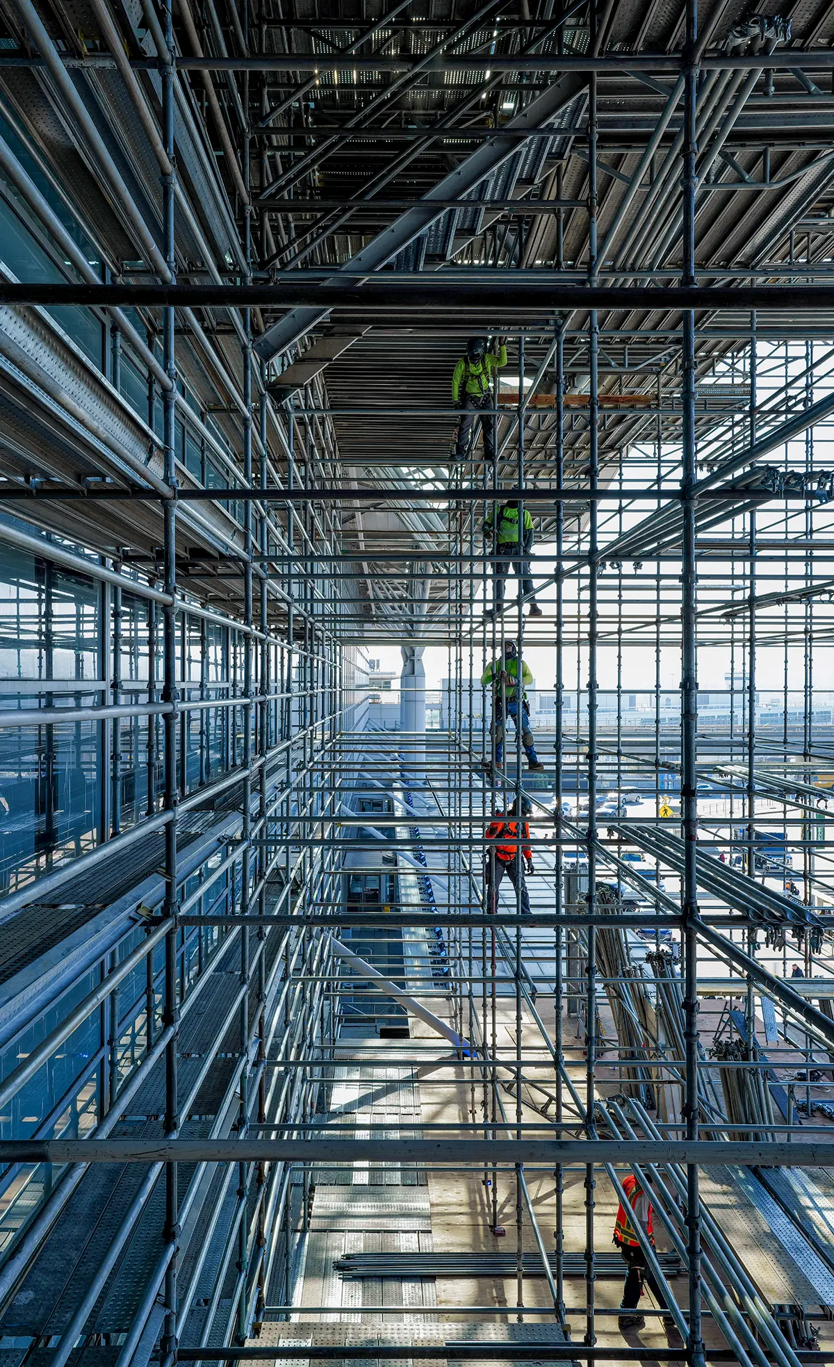 SFO Dianne Feinstein International Terminal — Building Envelope Upgrade & Solar Panel Installation — Institutional Structural Engineering, San Francisco, CA
