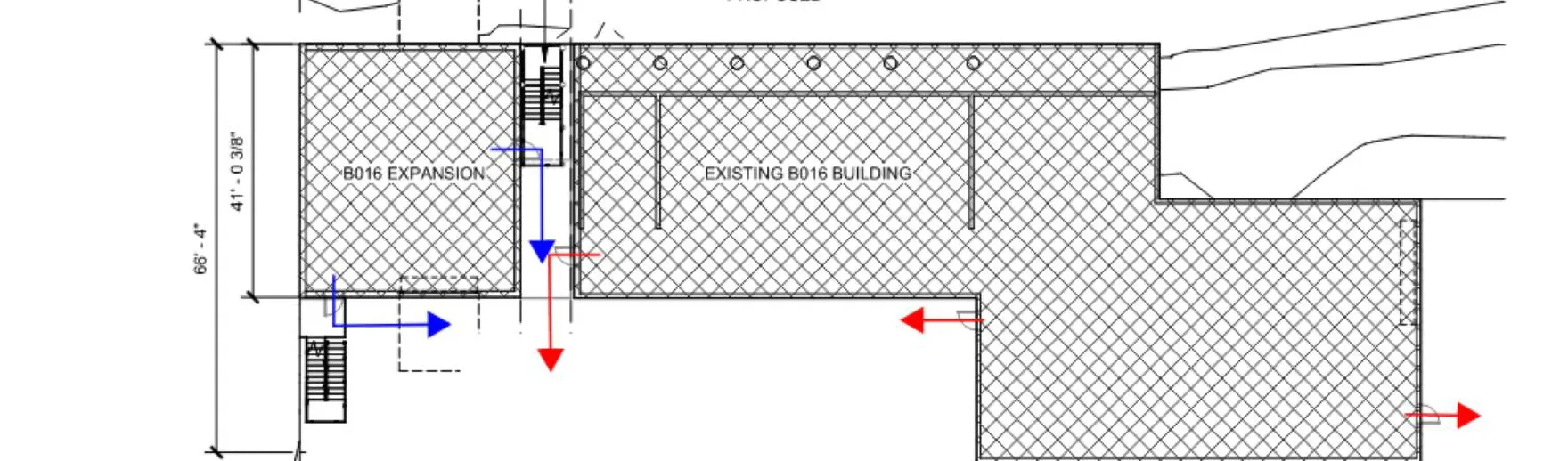 Plan of the Master Substation Building 016 expansion
